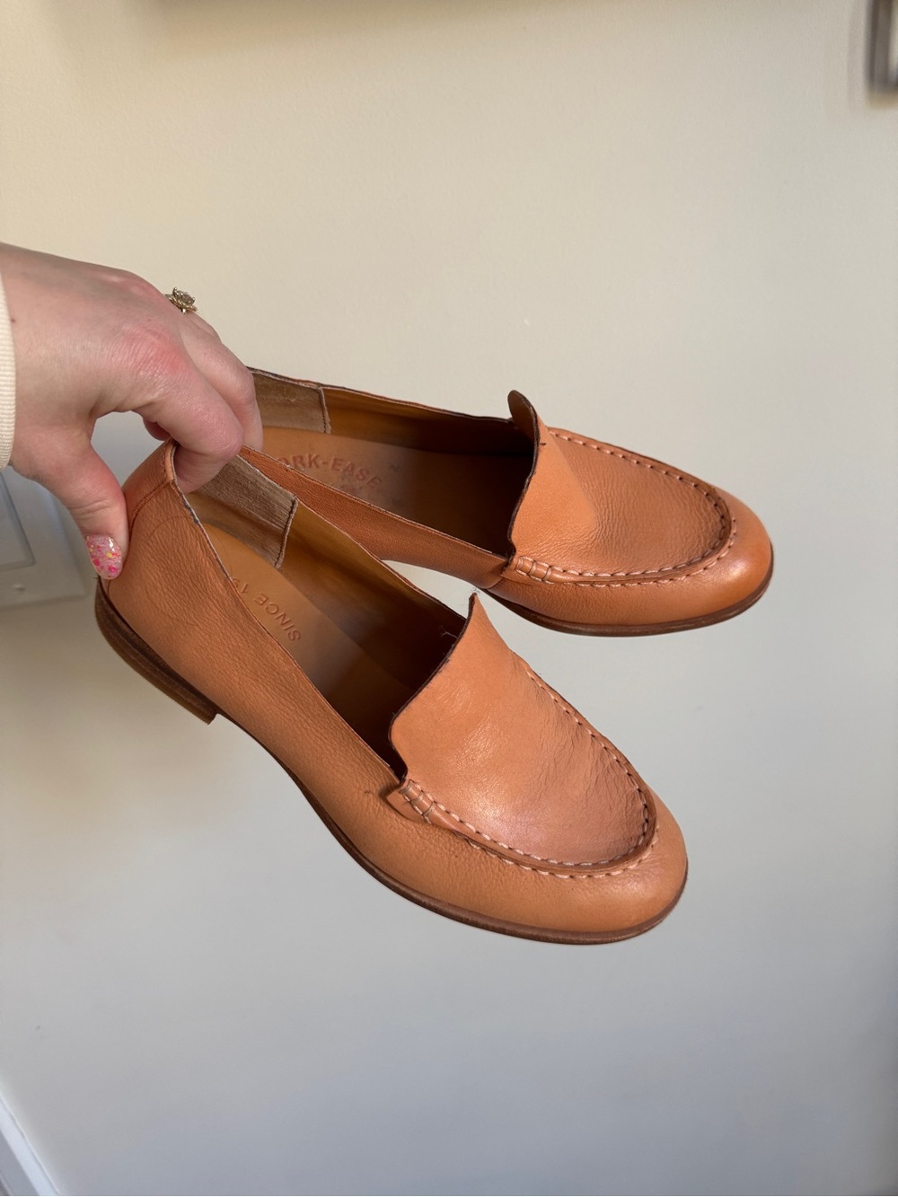 Kork-Ease Women’s Meg Leather Loafers in “orange”
